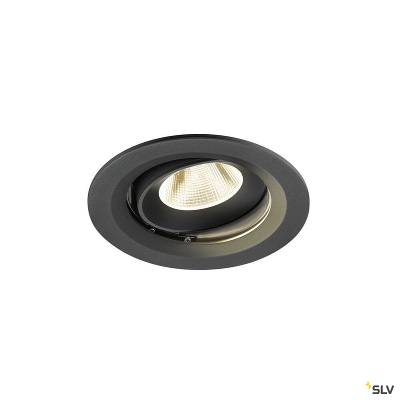 SLV 1009685 NUMINOS® MOVE M, Recessed ceiling light, 4000 K, 20°, IP20, round, black