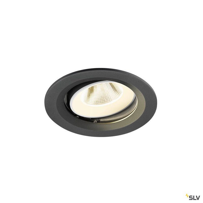 SLV 1009686 NUMINOS® MOVE M, Recessed ceiling light, 4000 K, 20°, IP20, round, black / white