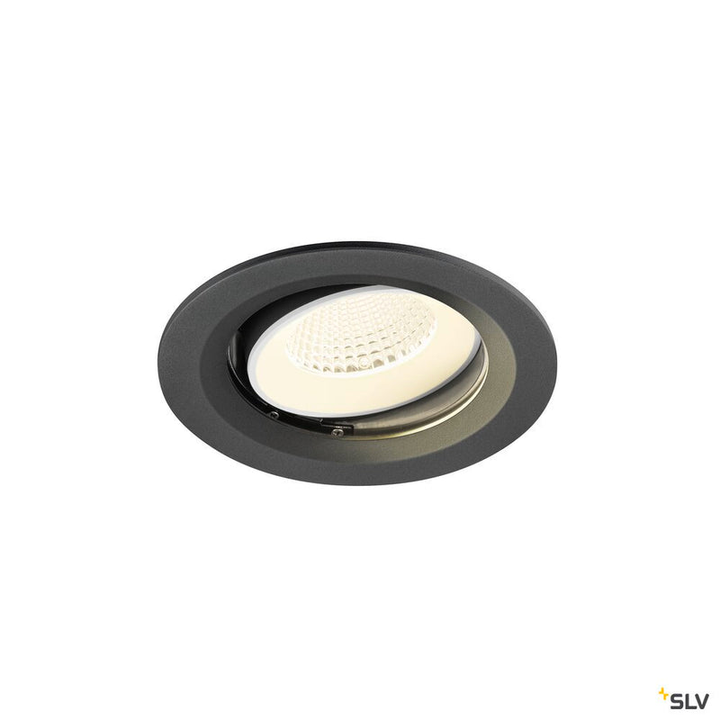 SLV 1009689 NUMINOS® MOVE M, Recessed ceiling light, 4000 K, 40°, IP20, round, black / white