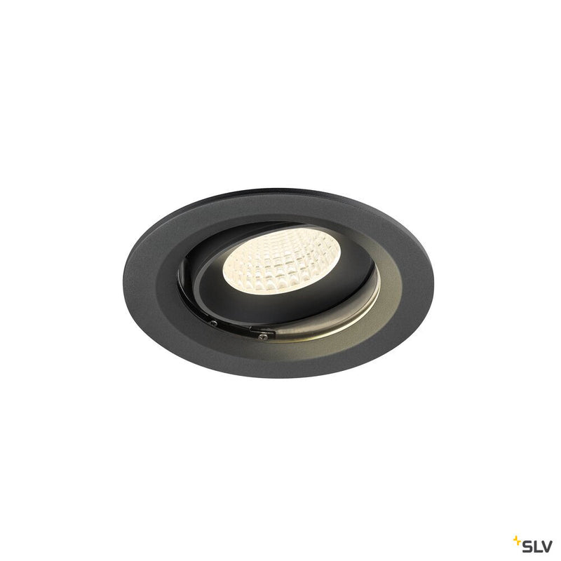 SLV 1009691 NUMINOS® MOVE M, Recessed ceiling light, 4000 K, 55°, IP20, round, black