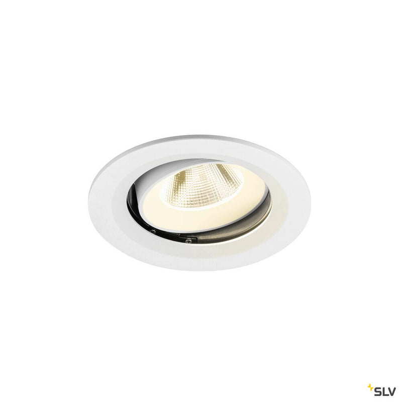 SLV 1009695 NUMINOS® MOVE M, Recessed ceiling light, 4000 K, 20°, IP20, round, white