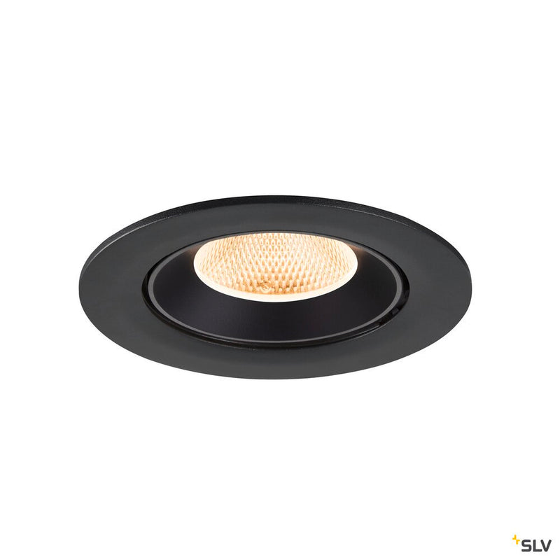 SLV 1009703 NUMINOS® GIMBLE L, Recessed ceiling light, 2700 K, 20°, IP20, round, black