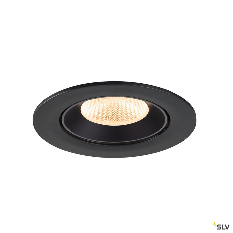 SLV 1009706 NUMINOS® GIMBLE L, Recessed ceiling light, 2700 K, 40°, IP20, round, black