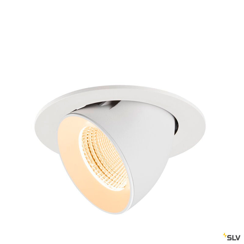 SLV 1009719 NUMINOS® GIMBLE L, Recessed ceiling light, 2700 K, 55°, IP20, round, white