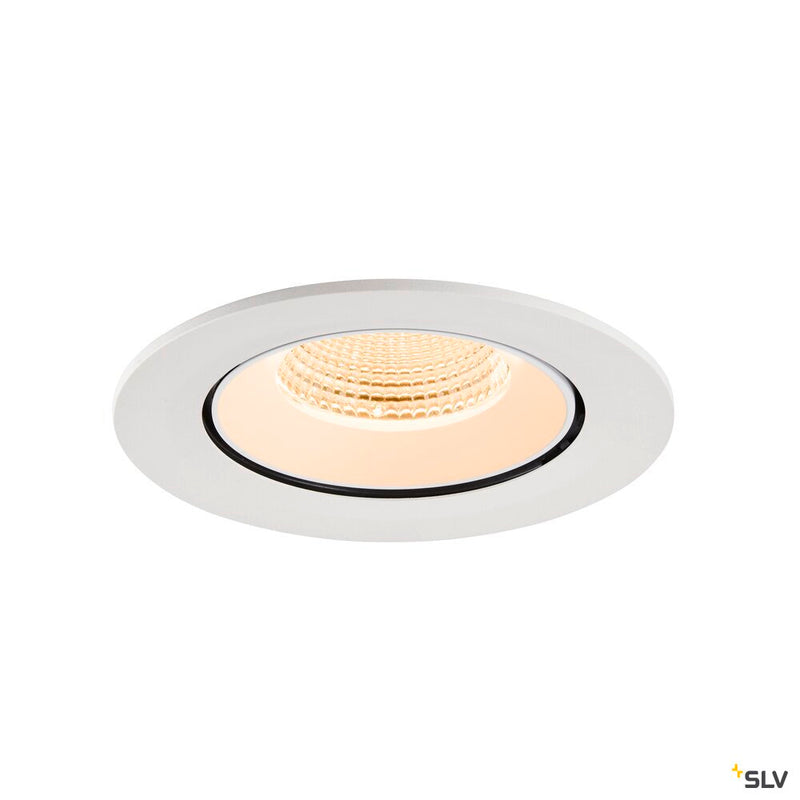 SLV 1009719 NUMINOS® GIMBLE L, Recessed ceiling light, 2700 K, 55°, IP20, round, white