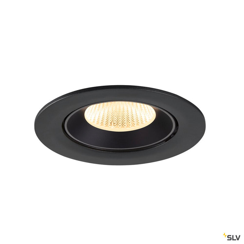 SLV 1009724 NUMINOS® GIMBLE L, Recessed ceiling light, 3000 K, 40°, IP20, round, black