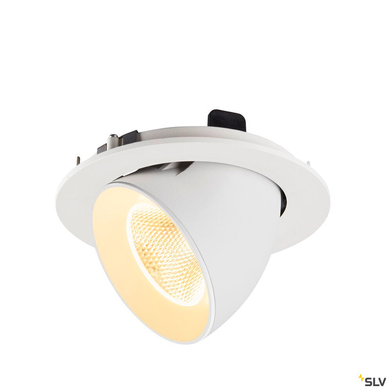 SLV 1009731 NUMINOS® GIMBLE L, Recessed ceiling light, 3000 K, 20°, IP20, round, white
