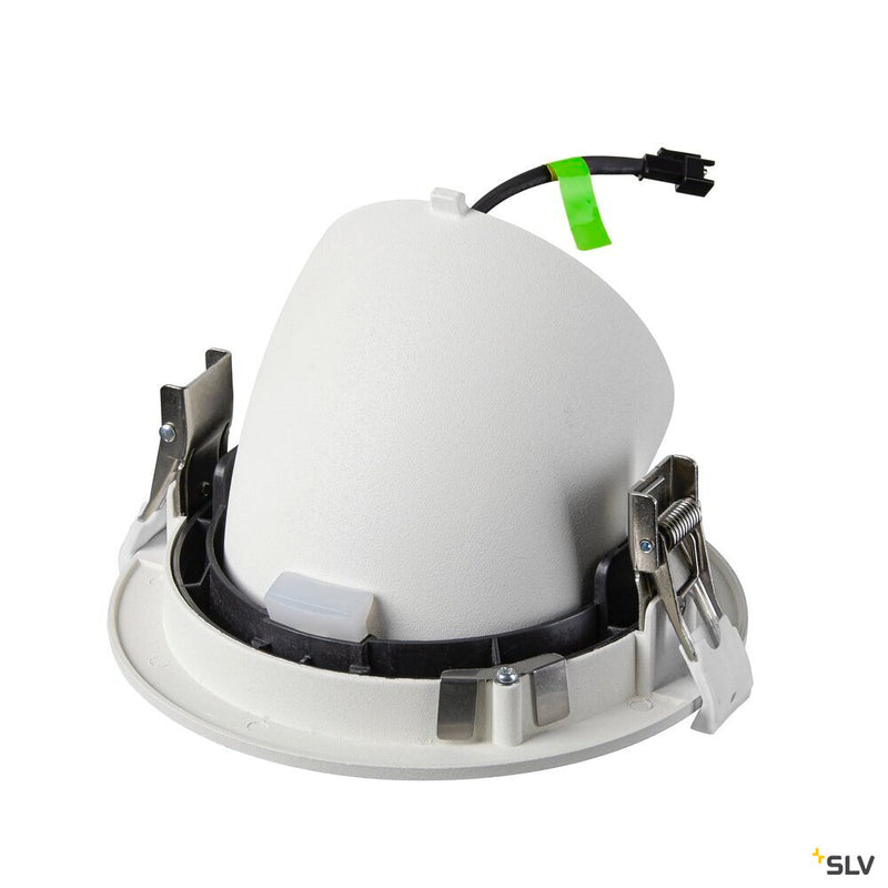 SLV 1009737 NUMINOS® GIMBLE L, Recessed ceiling light, 3000 K, 55°, IP20, round, white