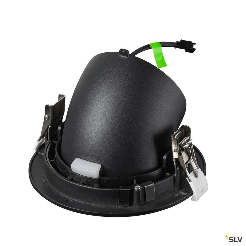 SLV 1009739 NUMINOS® GIMBLE L, Recessed ceiling light, 4000 K, 20°, IP20, round, black
