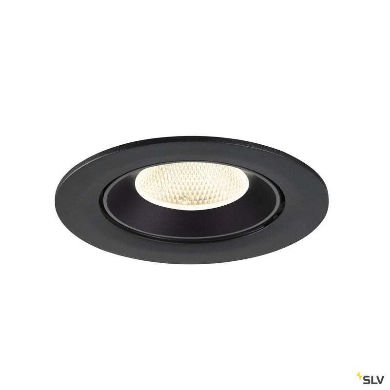 SLV 1009739 NUMINOS® GIMBLE L, Recessed ceiling light, 4000 K, 20°, IP20, round, black