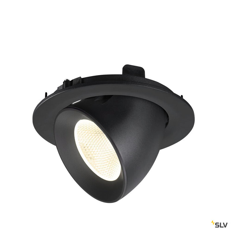 SLV 1009739 NUMINOS® GIMBLE L, Recessed ceiling light, 4000 K, 20°, IP20, round, black