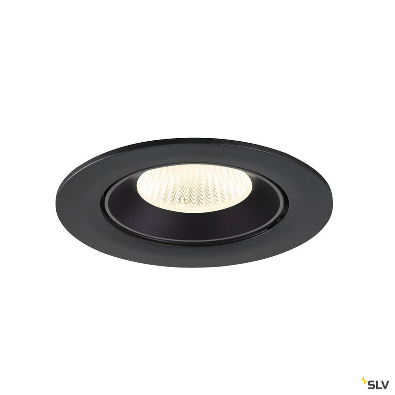 SLV 1009742 NUMINOS® GIMBLE L, Recessed ceiling light, 4000 K, 40°, IP20, round, black