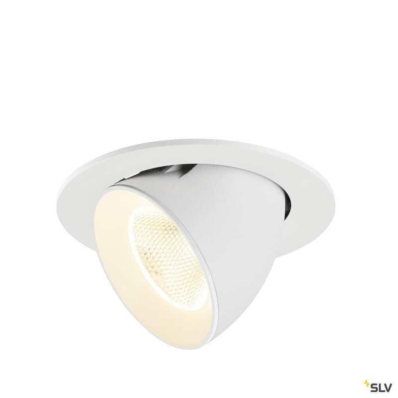 SLV 1009749 NUMINOS® GIMBLE L, Recessed ceiling light, 4000 K, 20°, IP20, round, white