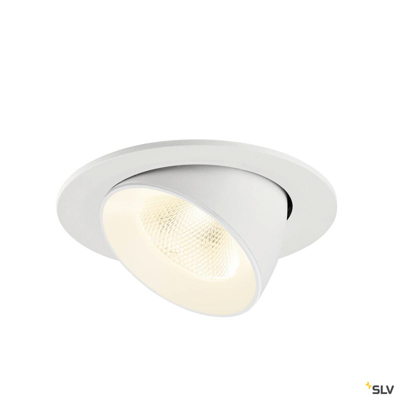 SLV 1009749 NUMINOS® GIMBLE L, Recessed ceiling light, 4000 K, 20°, IP20, round, white