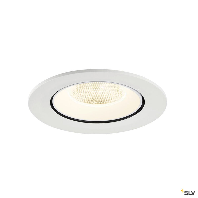 SLV 1009749 NUMINOS® GIMBLE L, Recessed ceiling light, 4000 K, 20°, IP20, round, white