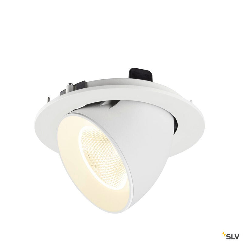SLV 1009749 NUMINOS® GIMBLE L, Recessed ceiling light, 4000 K, 20°, IP20, round, white