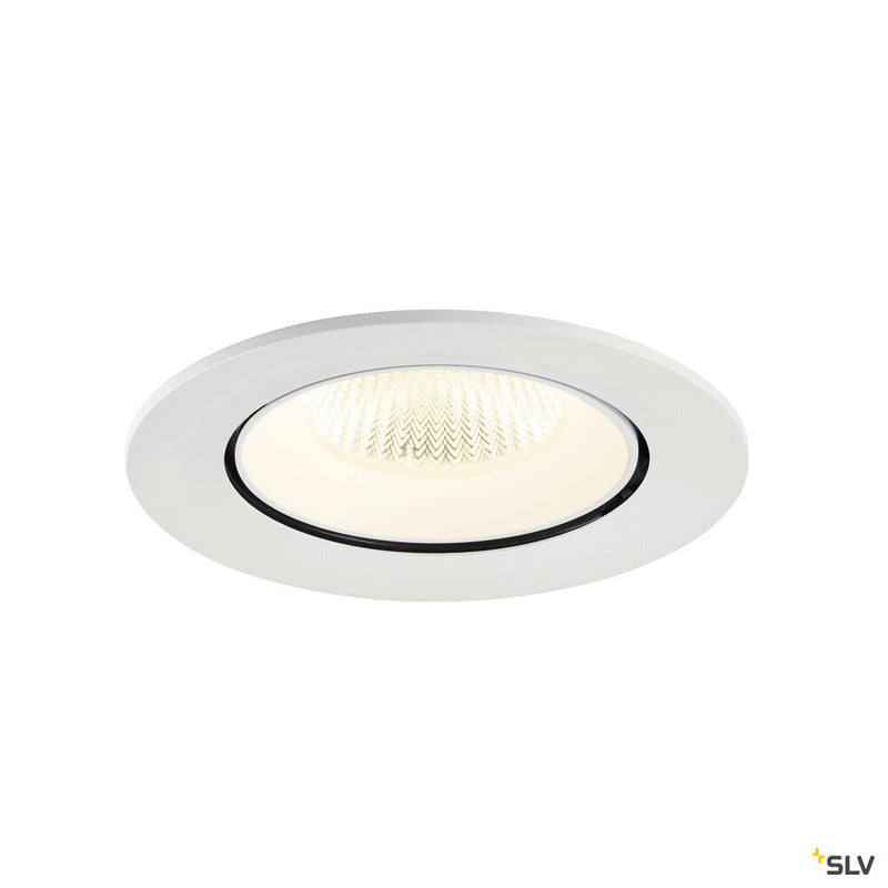 SLV 1009752 NUMINOS® GIMBLE L, Recessed ceiling light, 4000 K, 40°, IP20, round, white