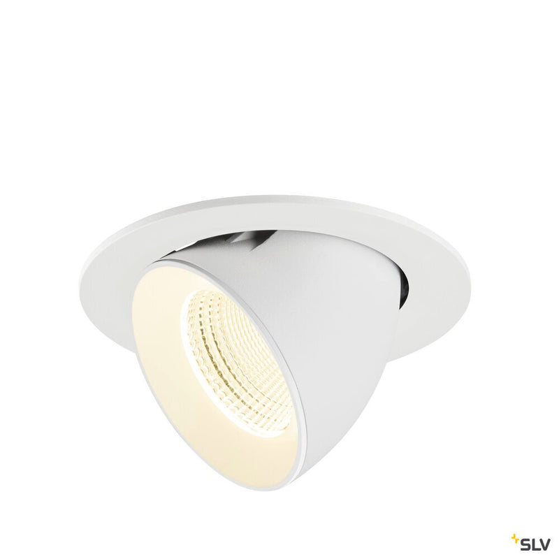 SLV 1009755 NUMINOS® GIMBLE L, Recessed ceiling light, 4000 K, 55°, IP20, round, white