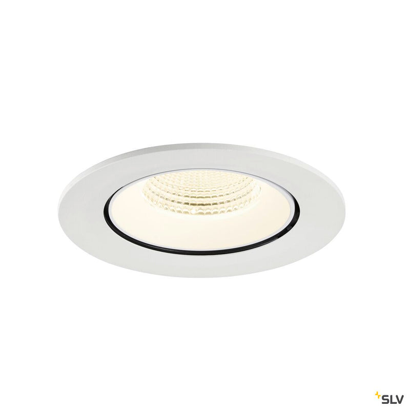 SLV 1009755 NUMINOS® GIMBLE L, Recessed ceiling light, 4000 K, 55°, IP20, round, white