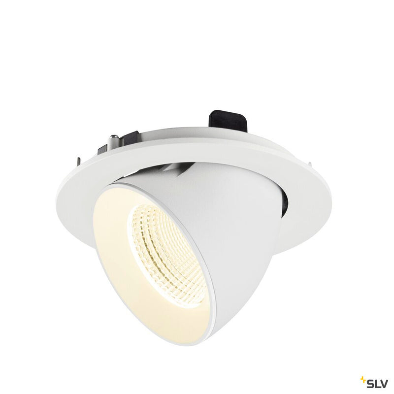SLV 1009755 NUMINOS® GIMBLE L, Recessed ceiling light, 4000 K, 55°, IP20, round, white