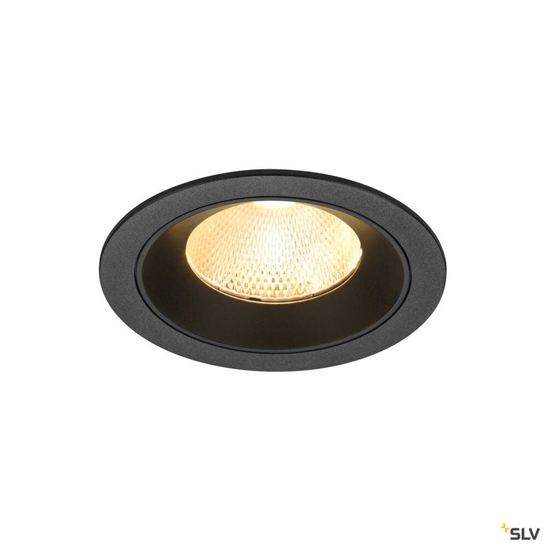 SLV 1009774 NUMINOS® L, Recessed ceiling light, 3000 K, 20°, IP20, round, black