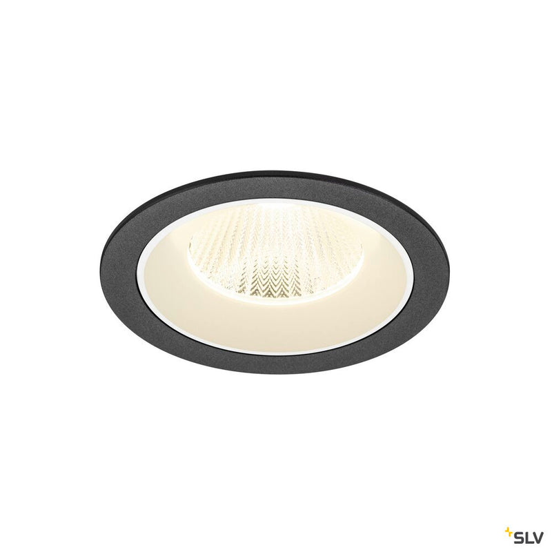 SLV 1009796 NUMINOS® L, Recessed ceiling light, 4000 K, 40°, IP20, round, black / white