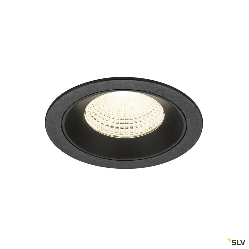 SLV 1009798 NUMINOS® L, Recessed ceiling light, 4000 K, 55°, IP20, round, black
