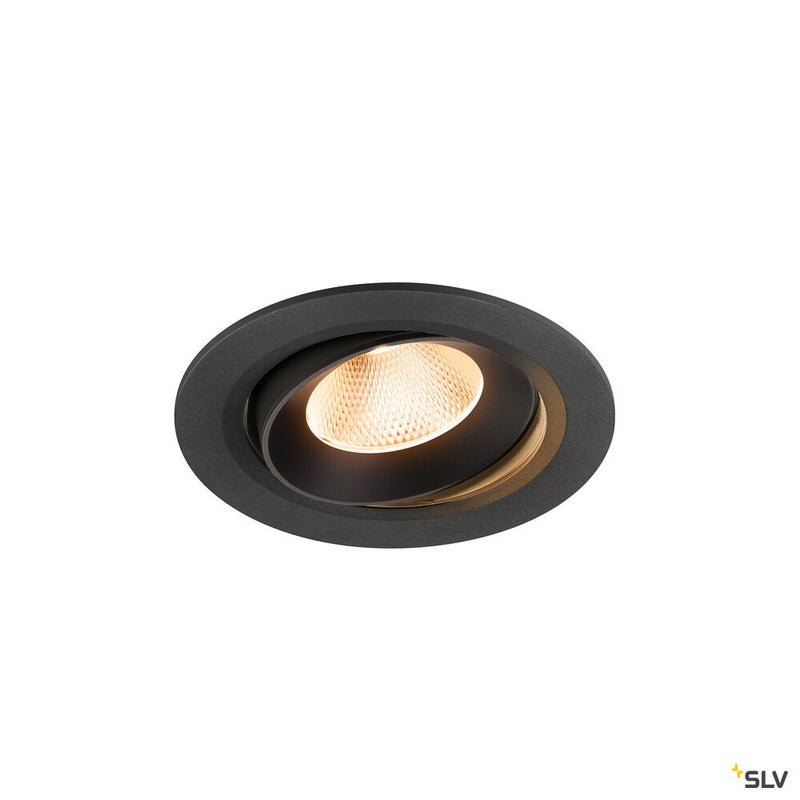 SLV 1009810 NUMINOS® MOVE L, Recessed ceiling light, 2700 K, 20°, IP20, round, black