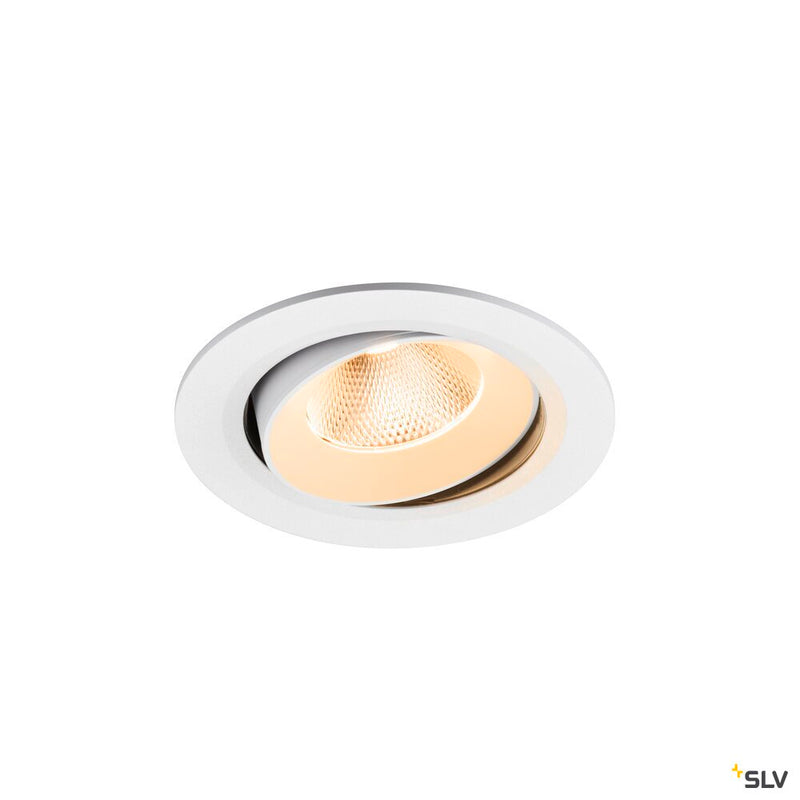 SLV 1009820 NUMINOS® MOVE L, Recessed ceiling light, 2700 K, 20°, IP20, round, white