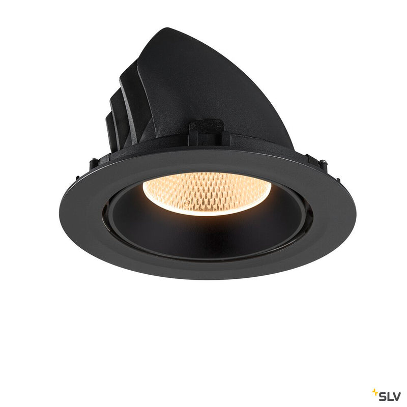 SLV 1009864 NUMINOS® GIMBLE XL, Recessed ceiling light, 2700 K, 20°, black