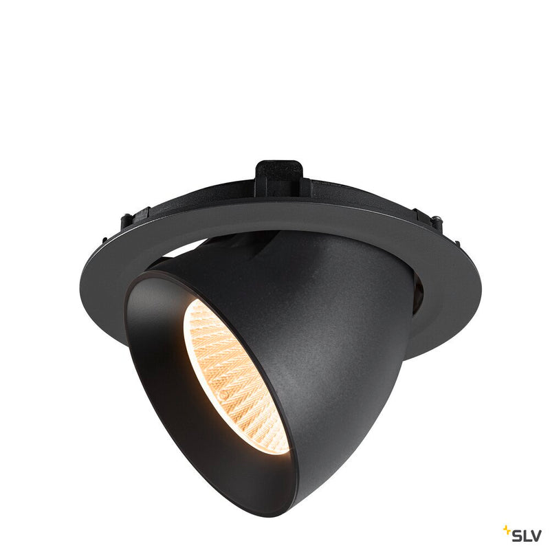 SLV 1009867 NUMINOS® GIMBLE XL, Recessed ceiling light, 2700 K, 40°, black