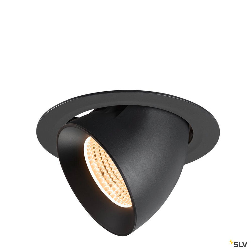 SLV 1009870 NUMINOS® GIMBLE XL, Recessed ceiling light, 2700 K, 55°, black