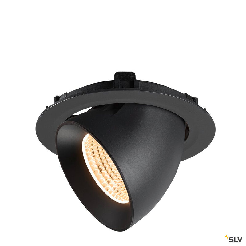 SLV 1009870 NUMINOS® GIMBLE XL, Recessed ceiling light, 2700 K, 55°, black