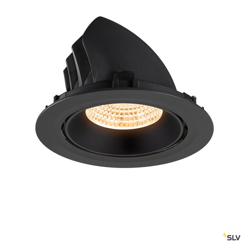 SLV 1009870 NUMINOS® GIMBLE XL, Recessed ceiling light, 2700 K, 55°, black