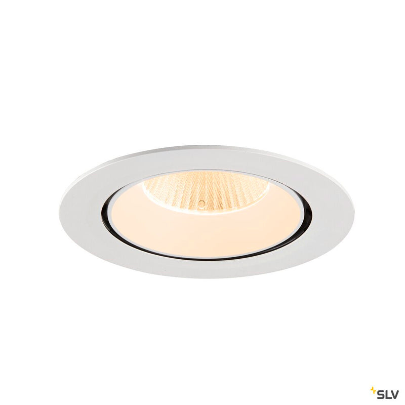 SLV 1009877 NUMINOS® GIMBLE XL, Recessed ceiling light, 2700 K, 40°, white