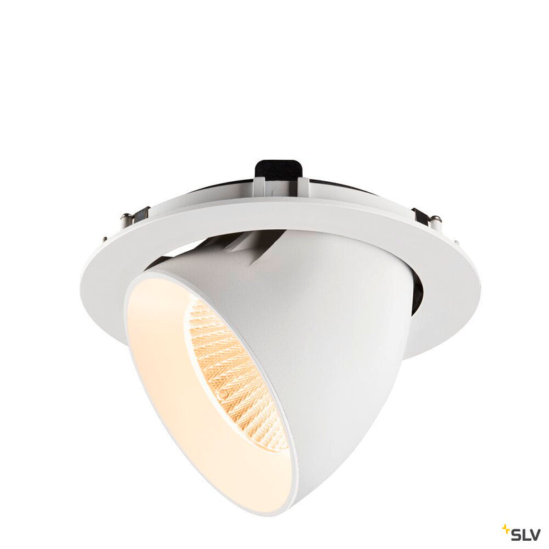 SLV 1009877 NUMINOS® GIMBLE XL, Recessed ceiling light, 2700 K, 40°, white