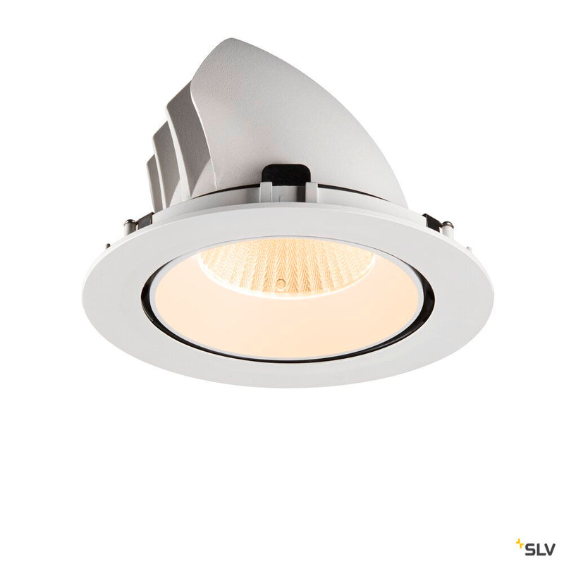 SLV 1009877 NUMINOS® GIMBLE XL, Recessed ceiling light, 2700 K, 40°, white