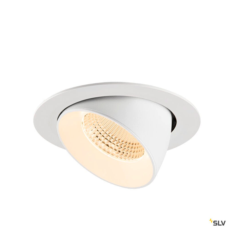 SLV 1009880 NUMINOS® GIMBLE XL, Recessed ceiling light, 2700 K, 55°, white