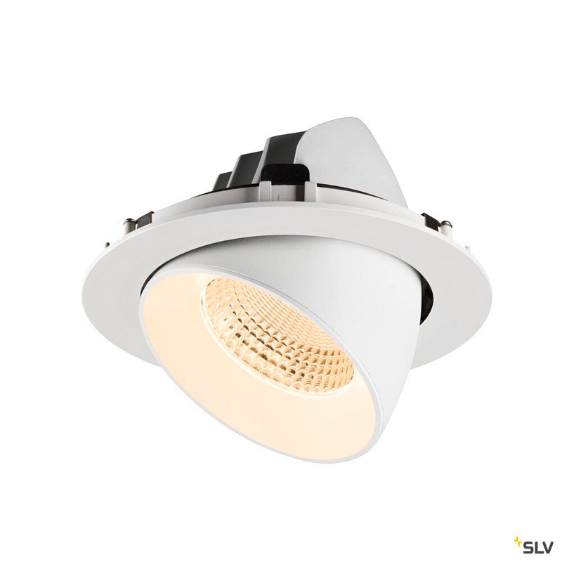 SLV 1009880 NUMINOS® GIMBLE XL, Recessed ceiling light, 2700 K, 55°, white