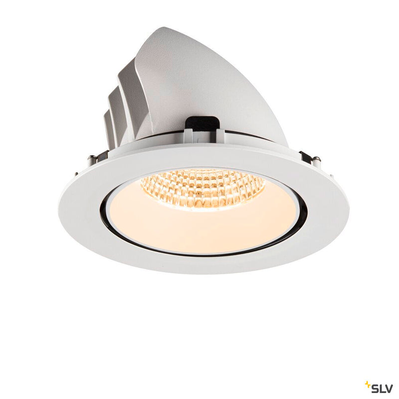 SLV 1009880 NUMINOS® GIMBLE XL, Recessed ceiling light, 2700 K, 55°, white