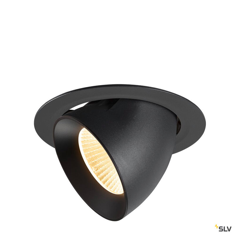 SLV 1009885 NUMINOS® GIMBLE XL, Recessed ceiling light, 3000 K, 40°, black