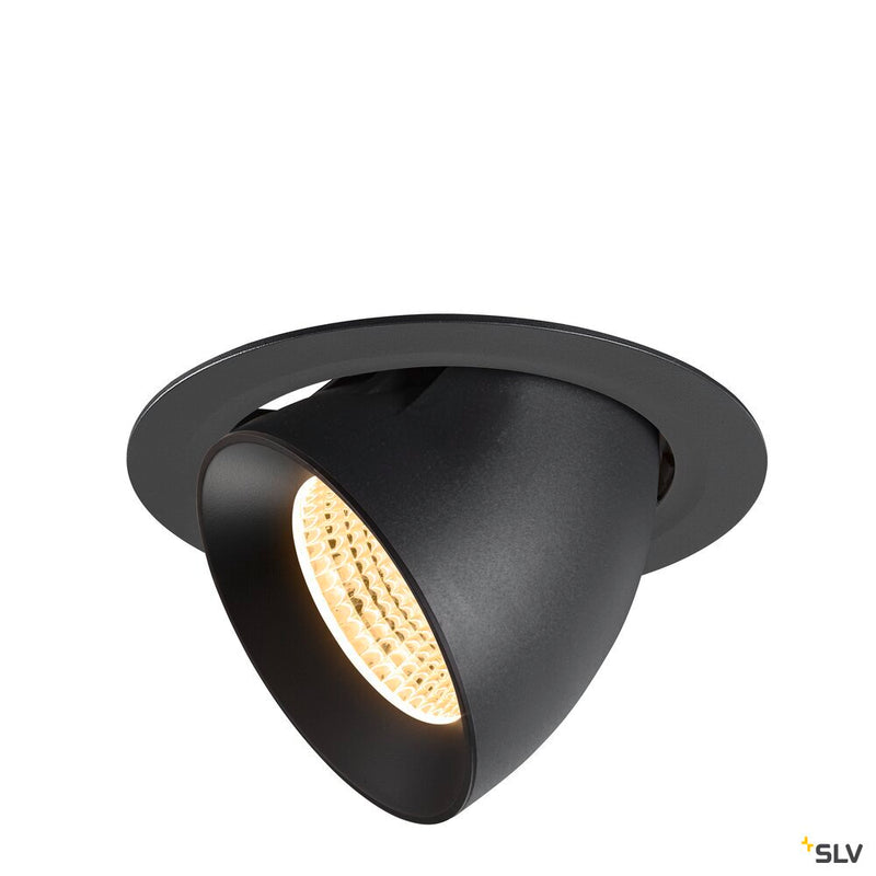 SLV 1009888 NUMINOS® GIMBLE XL, Recessed ceiling light, 3000 K, 55°, black