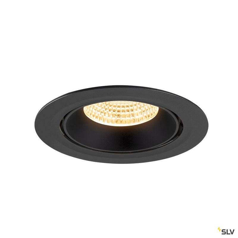 SLV 1009888 NUMINOS® GIMBLE XL, Recessed ceiling light, 3000 K, 55°, black