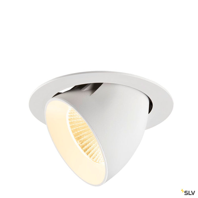 SLV 1009892 NUMINOS® GIMBLE XL, Recessed ceiling light, 3000 K, 20°, white