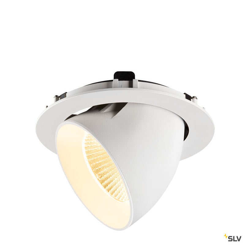 SLV 1009892 NUMINOS® GIMBLE XL, Recessed ceiling light, 3000 K, 20°, white