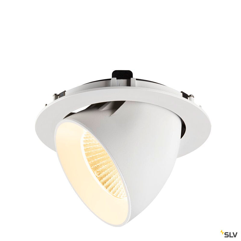 SLV 1009895 NUMINOS® GIMBLE XL, Recessed ceiling light, 3000 K, 40°, white