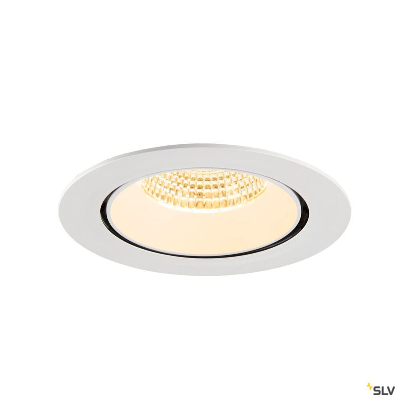 SLV 1009898 NUMINOS® GIMBLE XL, Recessed ceiling light, 3000 K, 55°, white