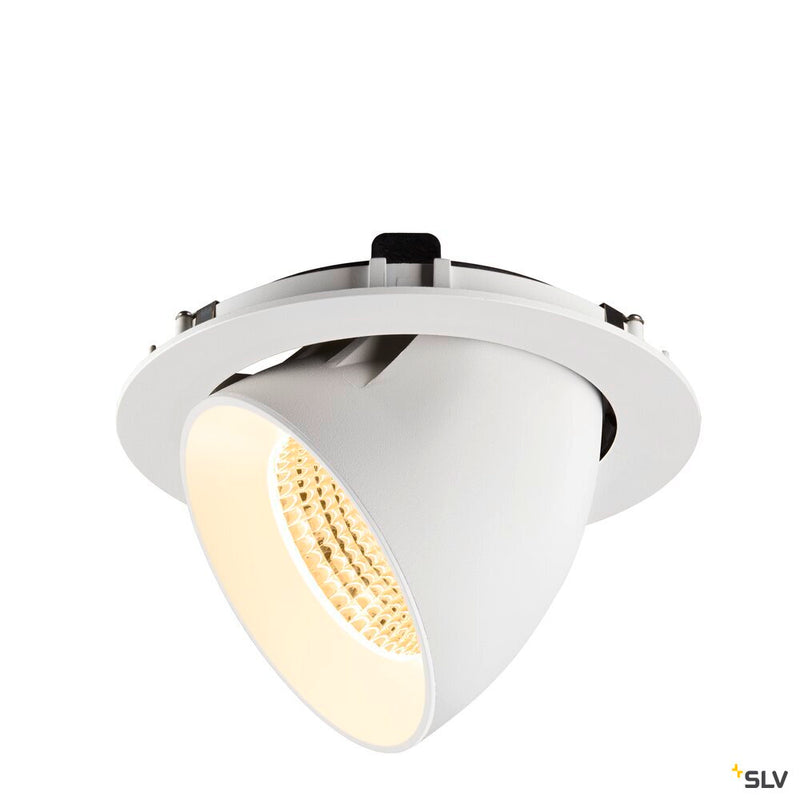 SLV 1009898 NUMINOS® GIMBLE XL, Recessed ceiling light, 3000 K, 55°, white