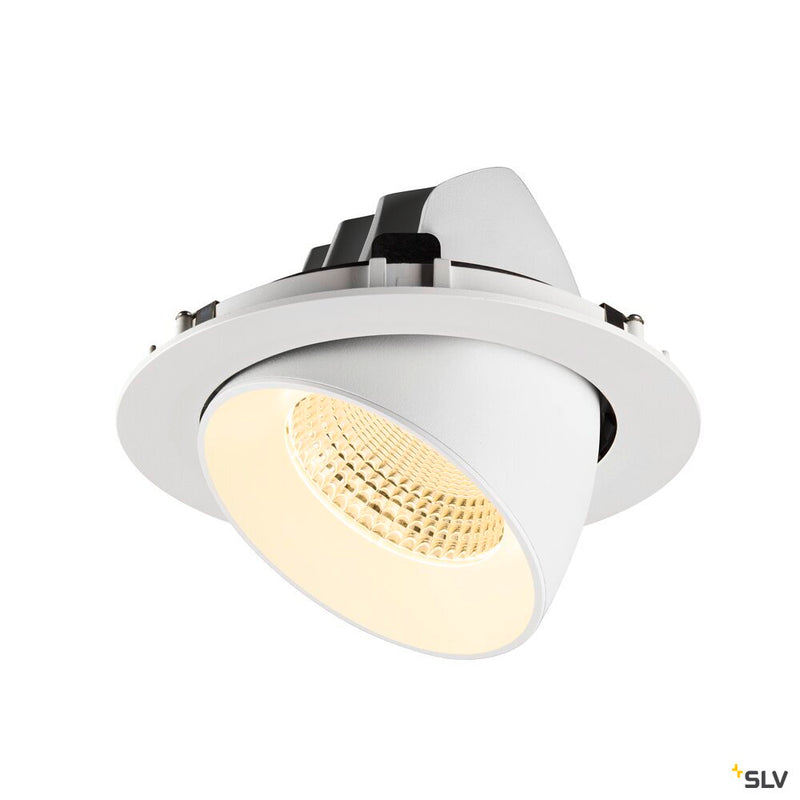 SLV 1009898 NUMINOS® GIMBLE XL, Recessed ceiling light, 3000 K, 55°, white