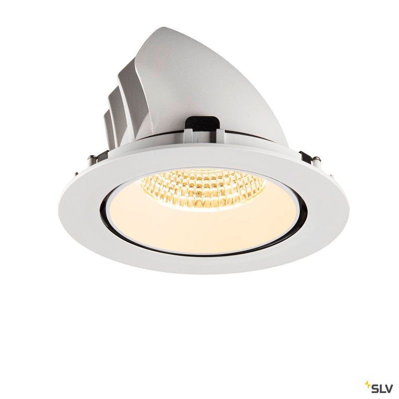 SLV 1009898 NUMINOS® GIMBLE XL, Recessed ceiling light, 3000 K, 55°, white